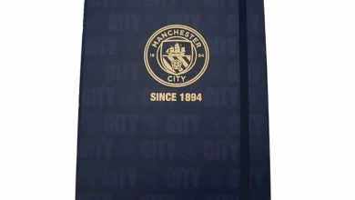 Manchester City FC Gold Crest A5 Notebook