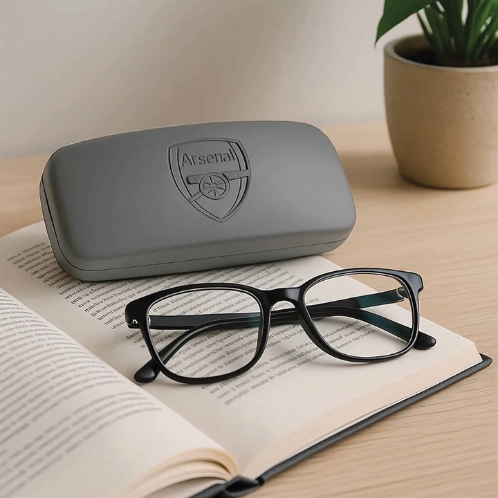 Arsenal FC Grey Glasses Case