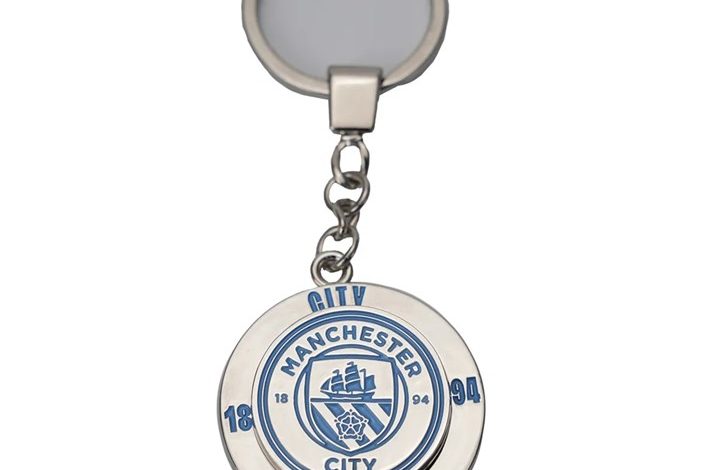 Manchester City FC Fidget Spinning Keyring