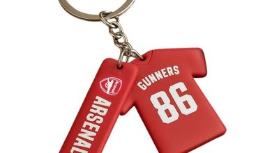 Arsenal FC 2 Icon Keyring