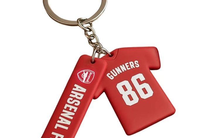 Arsenal FC 2 Icon Keyring