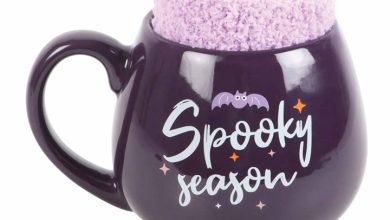 Spooky Season Ceramic Mug and Socks Set
