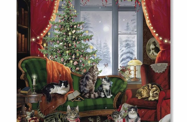 Cats at Christmas Traditional Advent Calendar