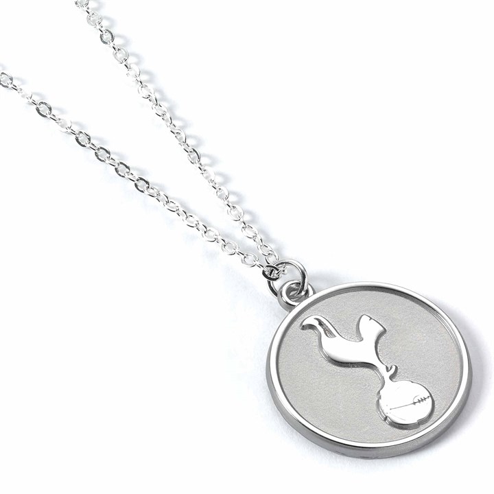 Tottenham Hotspur FC Silver Tone Disc Necklace
