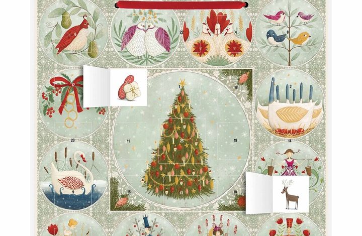Twelve Days of Christmas Traditional Advent Calendar