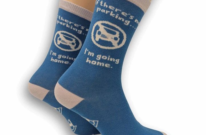 Nowhere to Park Socks - Size 4 - 8