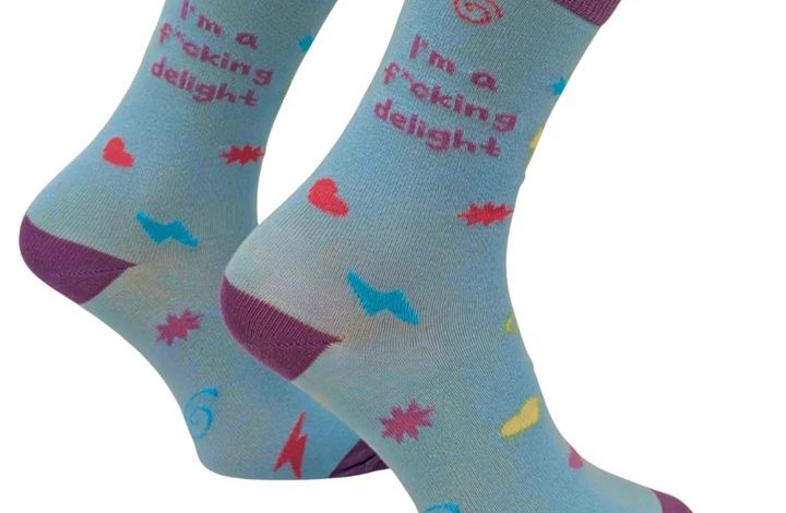 I'm a F*cking Delight Socks - Size 4 - 8