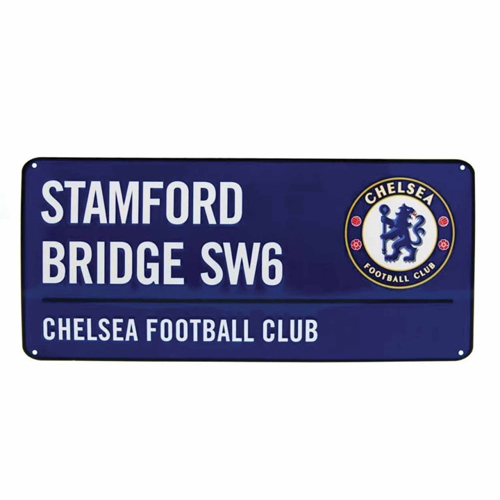 Chelsea FC Blue Street Sign