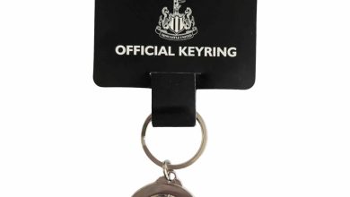 Newcastle United FC Spinner Keyring