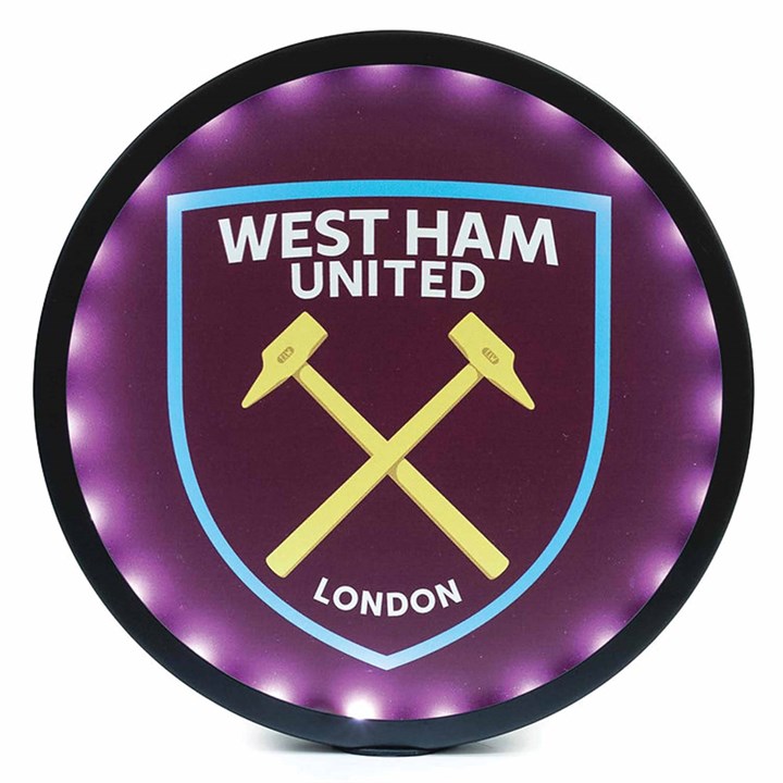 West Ham United FC LED Light Logo Sign