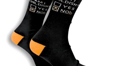 Am I Childish? Socks - Size 7 - 11