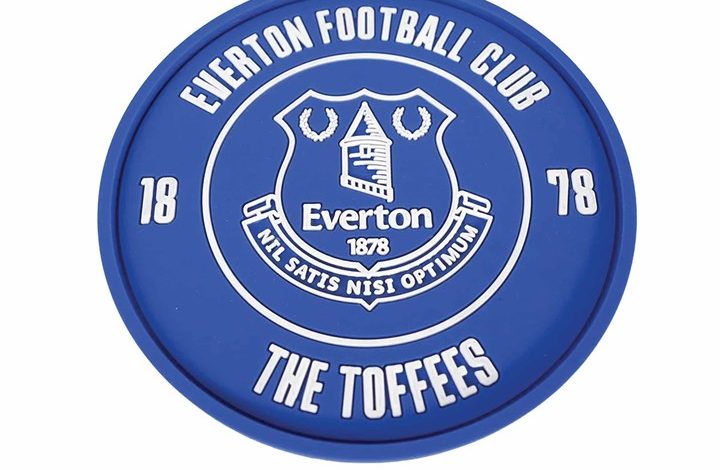 Everton FC Text PVC Coaster