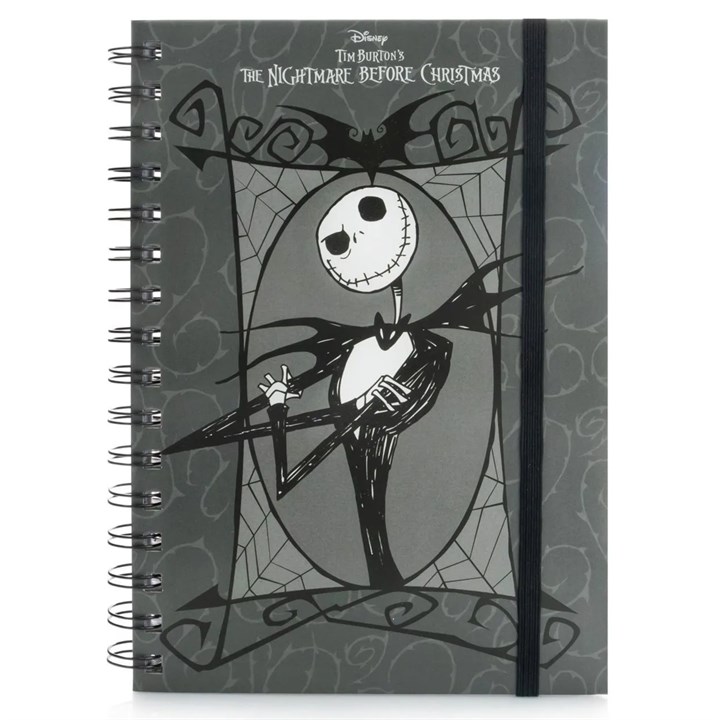 Disney, Nightmare Before Christmas Grey Wiro A5 Notebook
