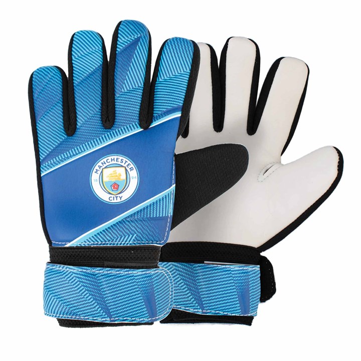 Manchester City FC Fuse Goalkeeper Gloves – Size Youth