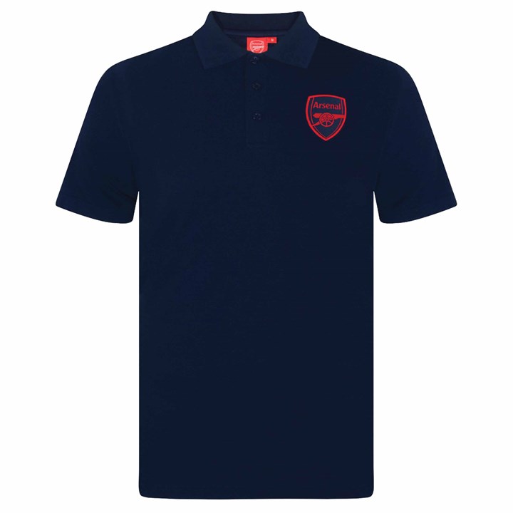 Arsenal FC Adult Navy Polo Shirt Medium