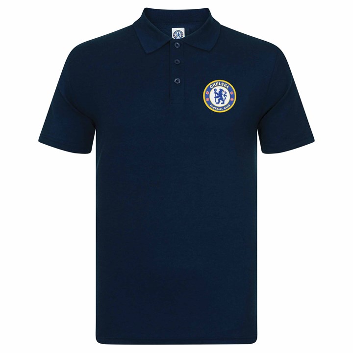Chelsea FC Adult Navy Polo Shirt XXL