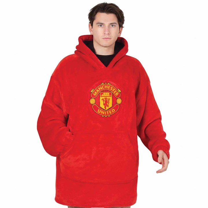 Manchester United FC Adult Oversized Hoodie S – L