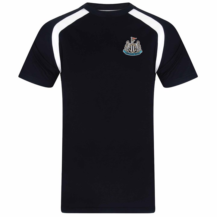 Newcastle United FC Boys Black T-Shirt 12 – 13 Years
