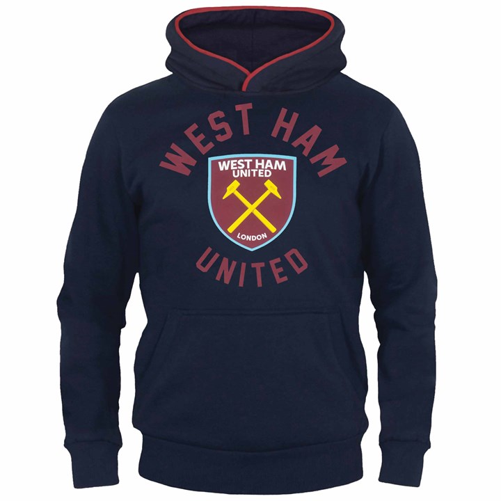 West Ham United FC Kids Navy Hoodie 8 – 9 Years