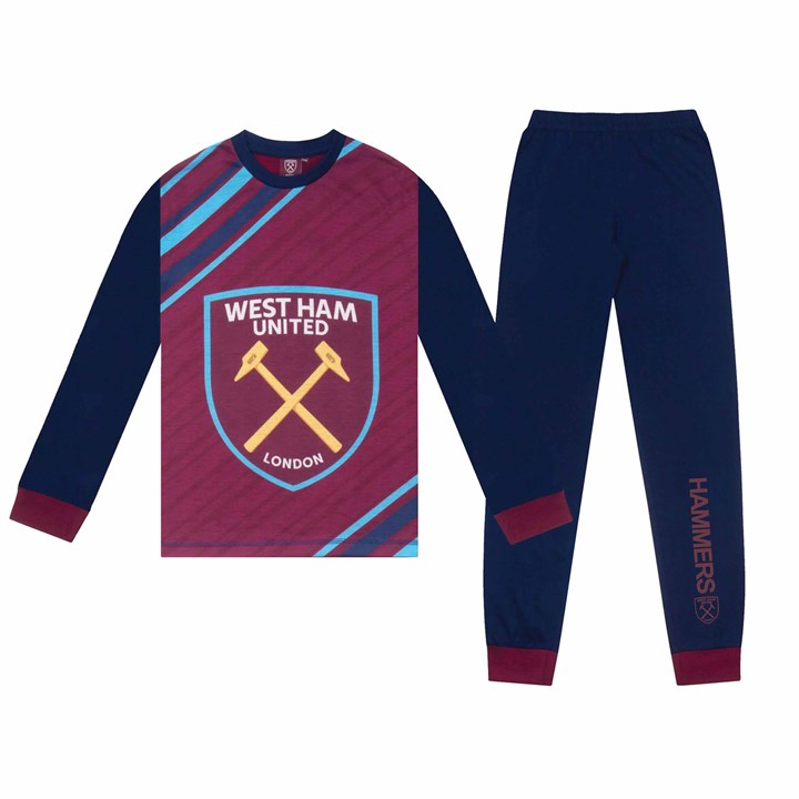 West Ham United FC Kids Long Pyjamas 9 – 10 Years