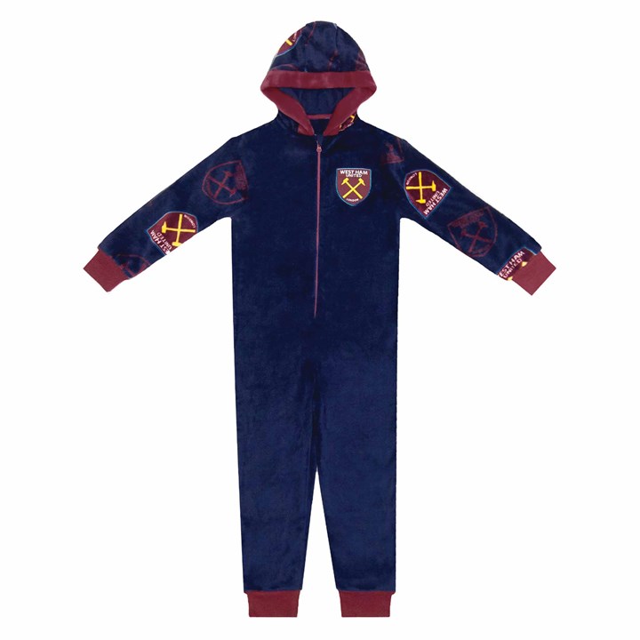 West Ham United FC Kids All-In-One Fleece 6 – 7 Years
