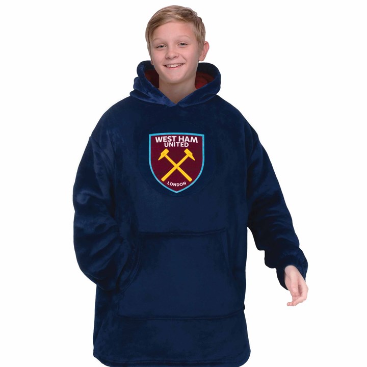 West Ham United FC Kids Oversized Hoodie 6 – 10 Years