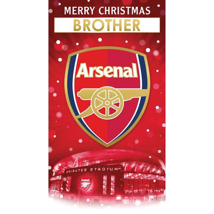 Arsenal FC Personalised Christmas Card