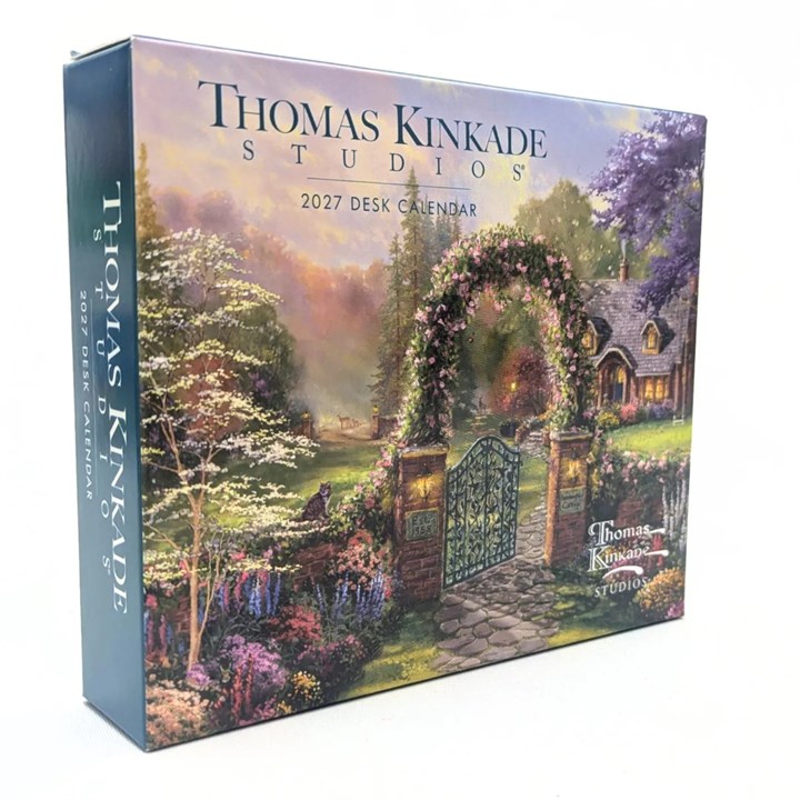 Kinkade, Studios Desk Calendar 2027