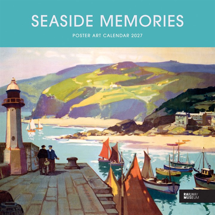 National Railway Museum, Seaside Memories Poster Art Calendar 2027