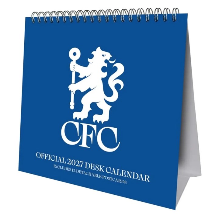 Chelsea FC, Easel Desk Calendar 2027