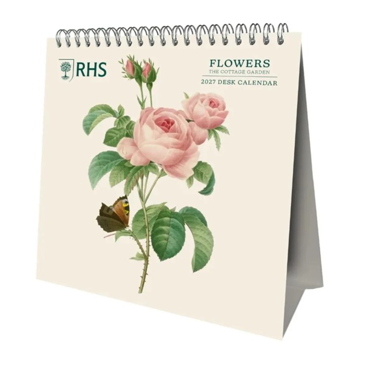 RHS Postcard Easel Desk Calendar 2027