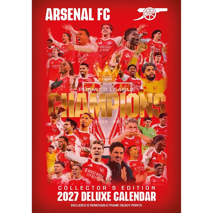 Arsenal FC Collector’s Edition A3 Calendar for 2027
