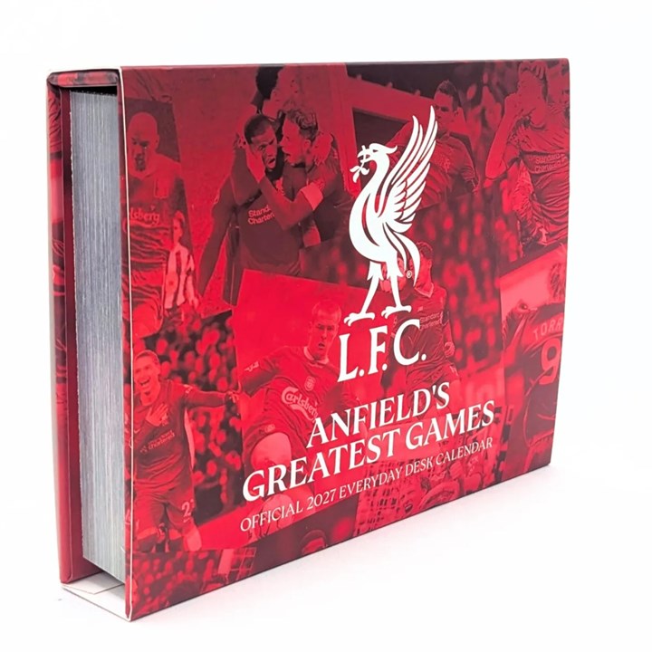 Liverpool FC, Anfield’s Greatest Games Desk Calendar 2027