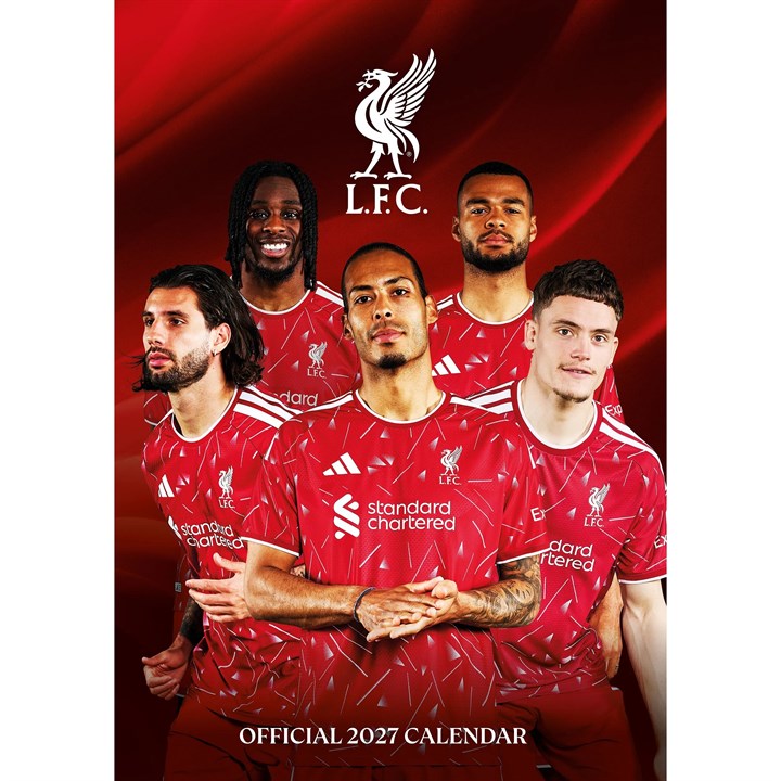 Liverpool FC A3 Calendar 2027