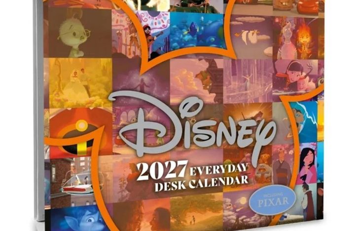 Disney Animation Desk Calendar 2027