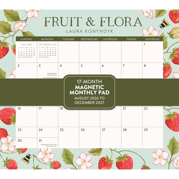 Fruit & Flora Magnetic Pad 2026 – 2027