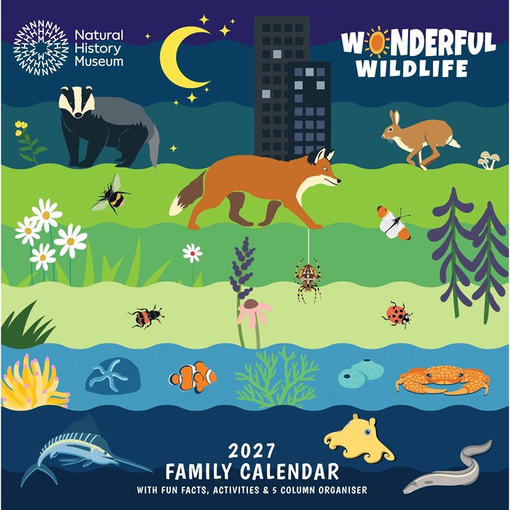 Natural History Museum, Wonderful Wildlife Family Organiser 2027