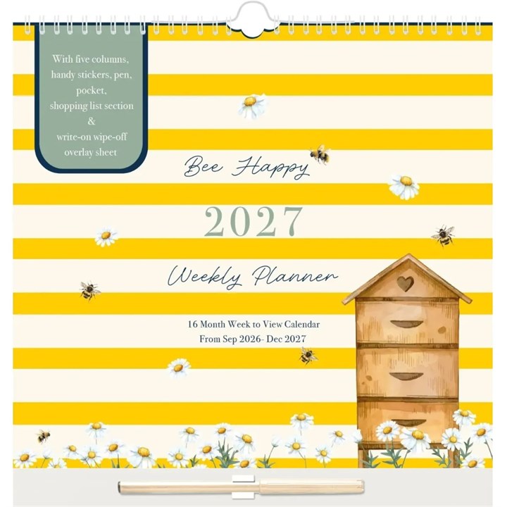 Bees & Flowers Family Planner 2027