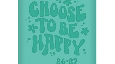 Choose To Be Happy  Academic A5 Diary 2026 - 2027