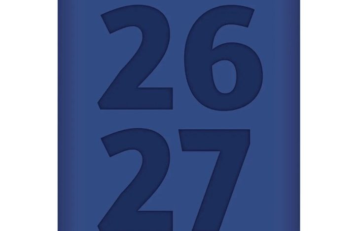 Blue 26 27 Academic A5 Diary 2026 - 2027