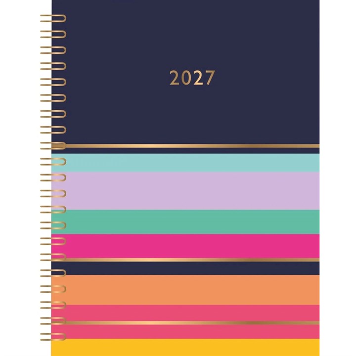 Bright Stripes A5 Diary 2027