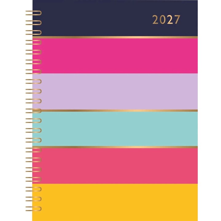 Horizontal Stripes A5 Diary 2027