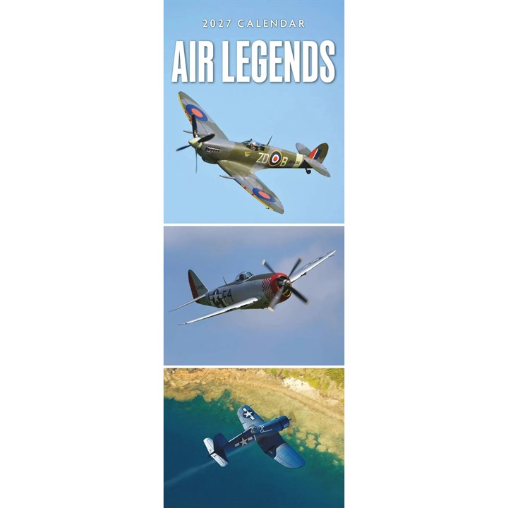 Air Legends Slim Calendar 2027