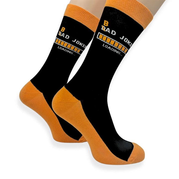 B/Dad Jokes Loading Socks – Size 7 – 11