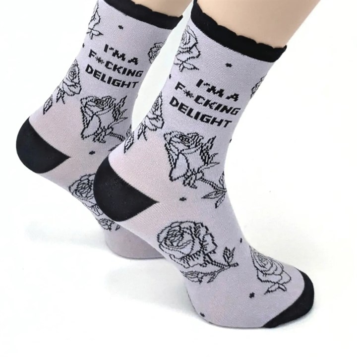 Im a F*cking Delight Socks – Size 4 – 8