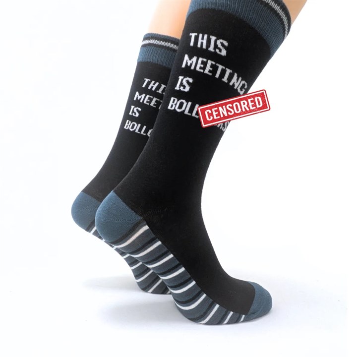 This Meeting is Boll*cks Socks – Size 7 – 11
