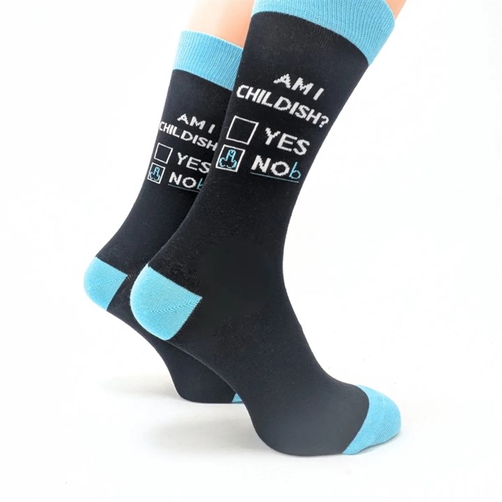 Am I Childish? Socks – Size 7 – 11
