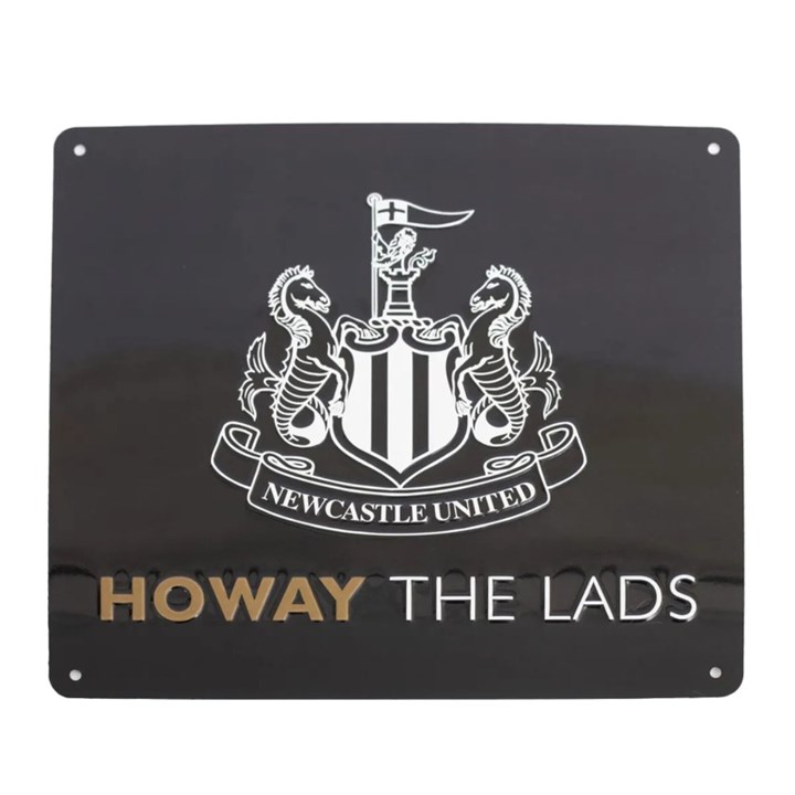 Newcastle United FC Howay the Lads Tunnel Sign
