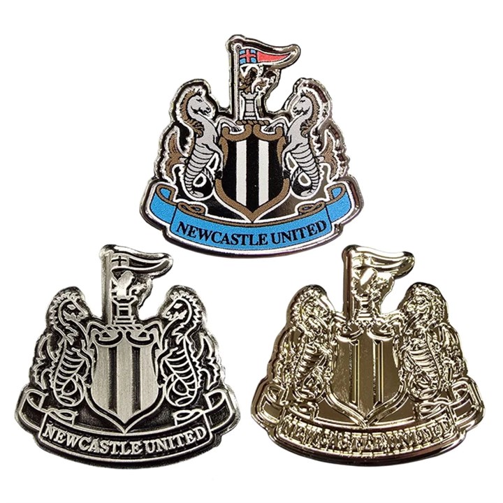 Newcastle United FC 3 Piece Lapel Badge Set