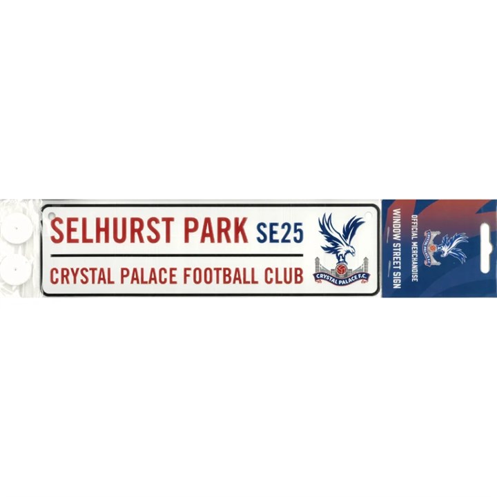 Crystal Palace FC Window Street Sign